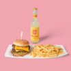 Double Cheeseburger Menü